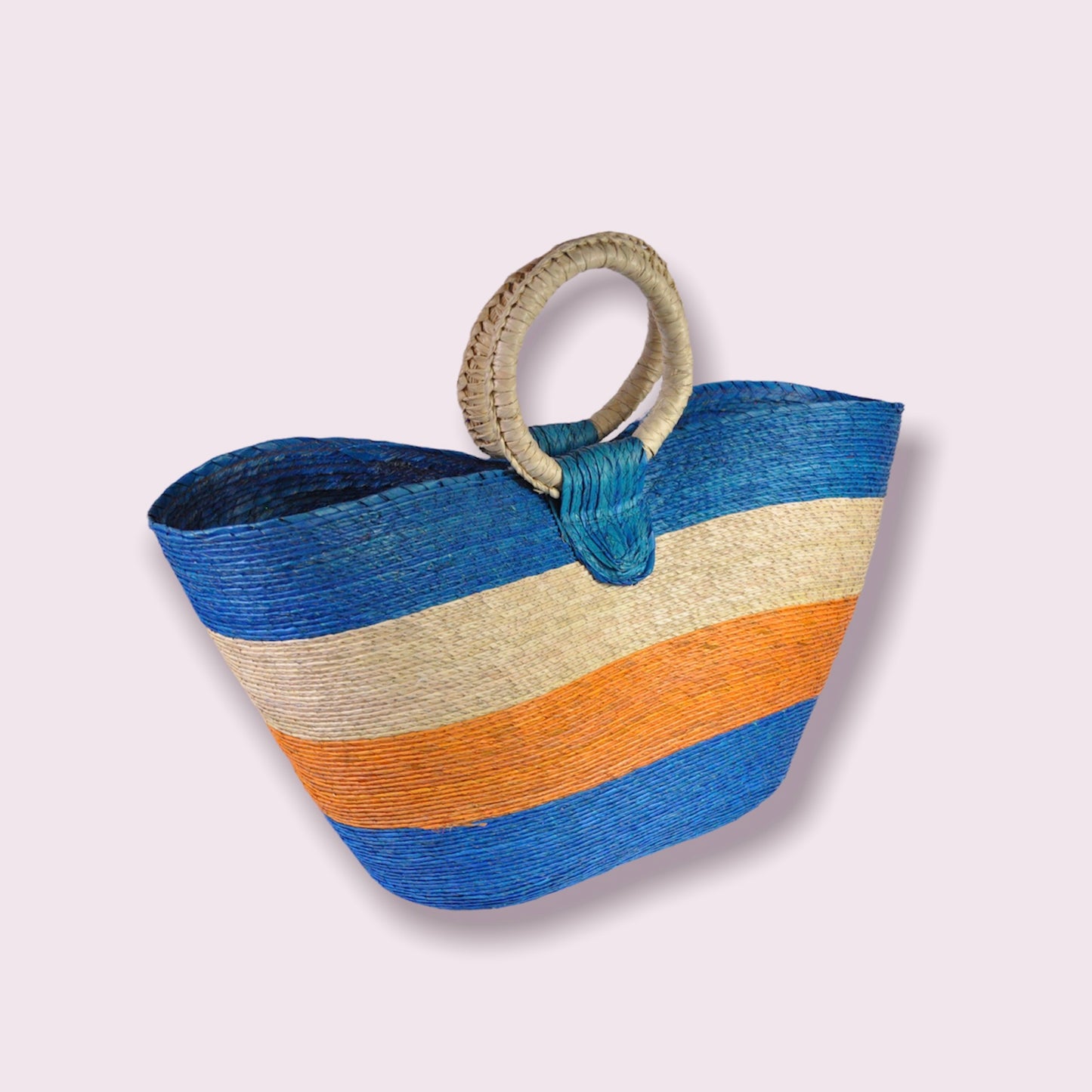 Acapulco Tote Aqua & Orange